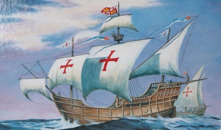 Model statku Santa Maria 1:270