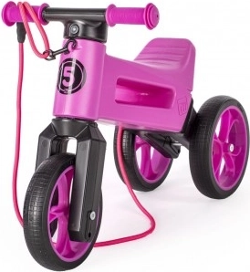 Jeździk Funny Wheels Rider SuperSport 2w1 z paskiem – Fioletowa