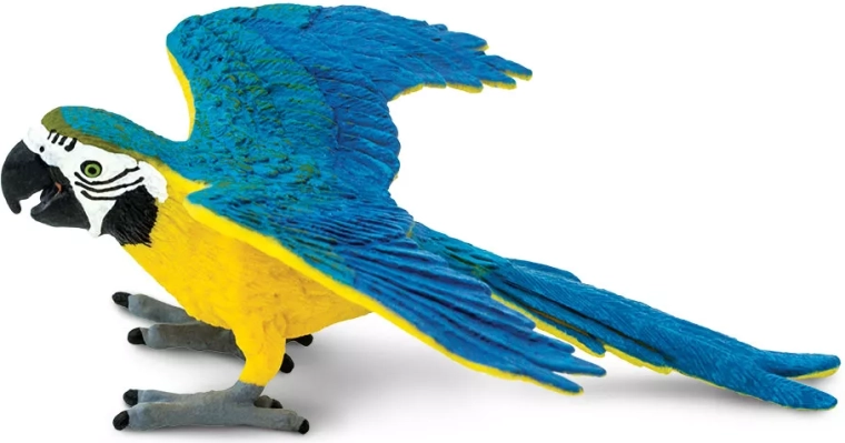 Safari Ltd. ara ararauna (papuga) figurka - 1 sztuka