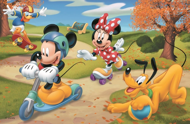 Puzzle mini 54 elementy MICKEY I PRZYJACIELE Trefl