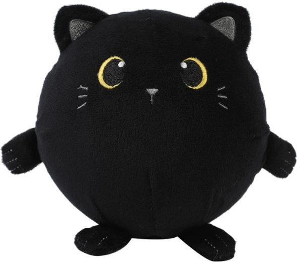 Squishy pluszowy czarny kociak