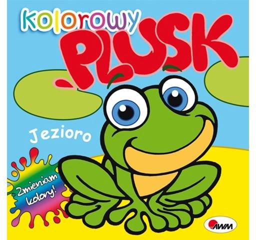 Kąpielowa książeczka zmieniająca kolory – jezioro