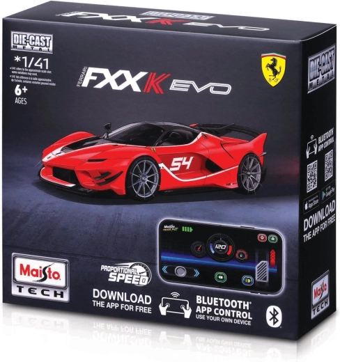 Maisto RC Ferrari FXX-K EVO czerwone 1:41 ze światłami