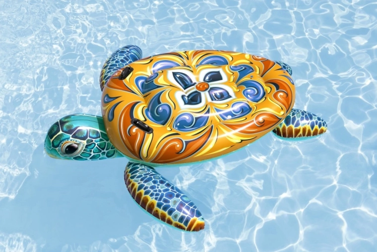 Stylowy nadruk Majolika