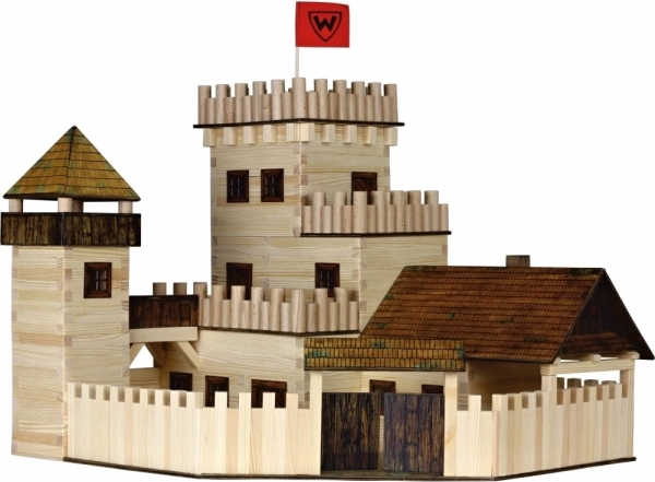 drewniana konstrukcja zamku Walachia 1:32