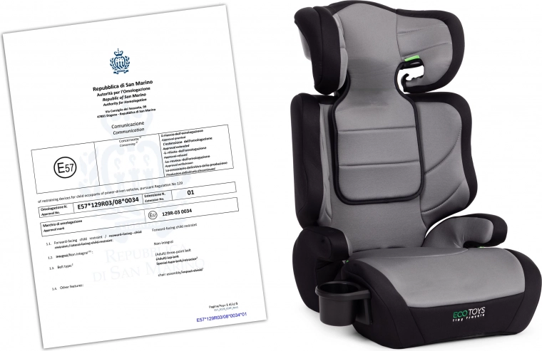 Bezpieczeństwo zgodne z i-Size (ECE R129/03)