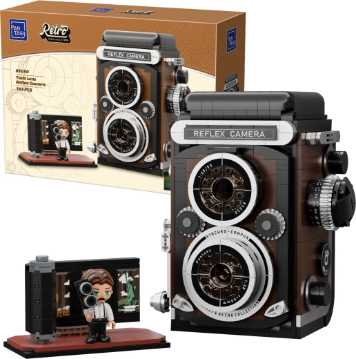 Pantasy Retro collection retro aparat fotograficzny twin lens reflex