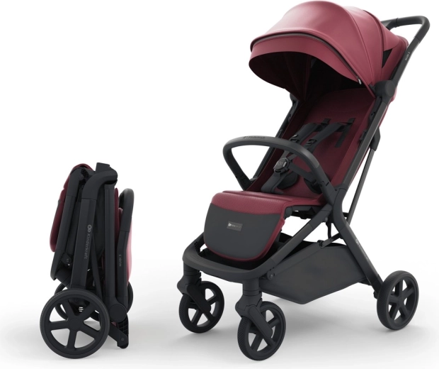 Wózek spacerowy KINDERKRAFT SELECT NUBI 3 – Ciemny rubinowy