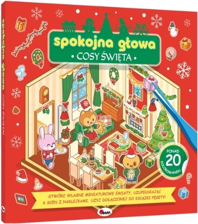 Antystresowa książka kreatywna Spokojna głowa Cosy święta