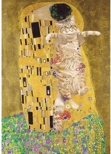 Puzzle Koci pocałunek 1000 elementów TREFL