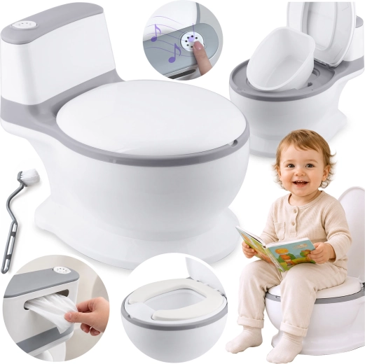 Ricokids interaktywny grający nocnik w kształcie WC dla dzieci