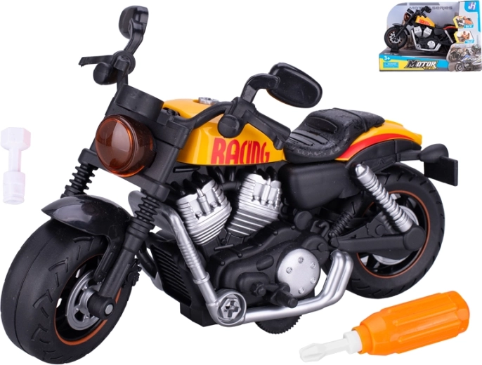Wyścigowy motocykl do skręcania na napędzie ciernym 22 cm