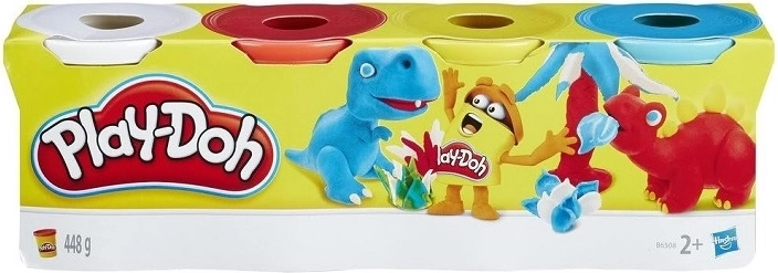 Masa plastyczna Play-Doh w 4 tubach - 4 szt.