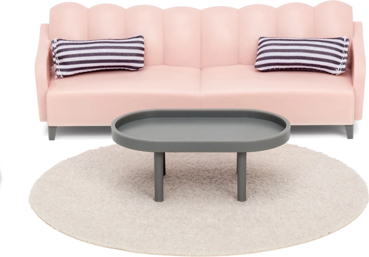 Lundby basic – podstawowy zestaw mebli do salonu do domku dla lalek