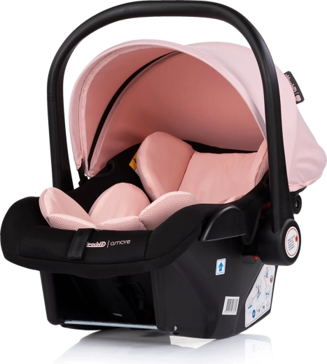 Fotelik samochodowy Chipolino Amore i-Size 40–87 cm powder pink