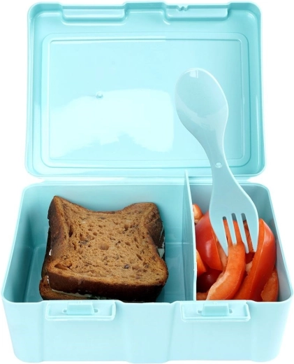 Dwie przegródki dla idealnego rozdzielenia jedzenia