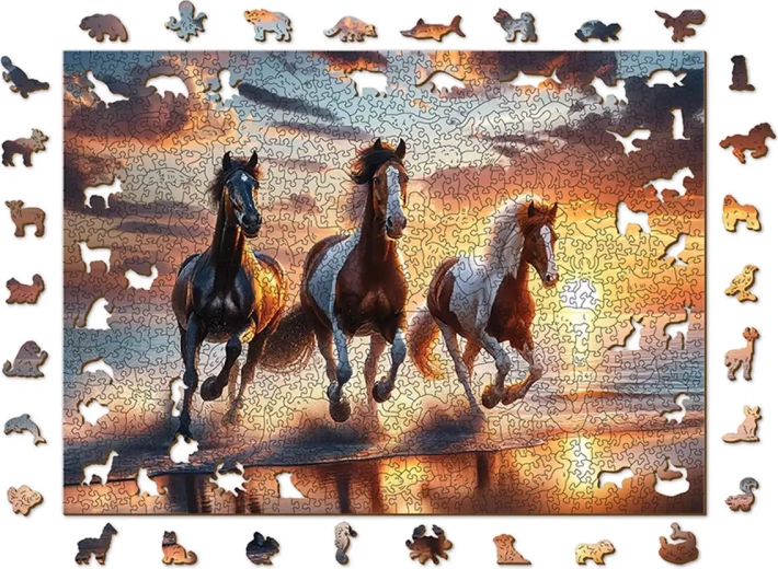 Magiczny motyw dzikich koni