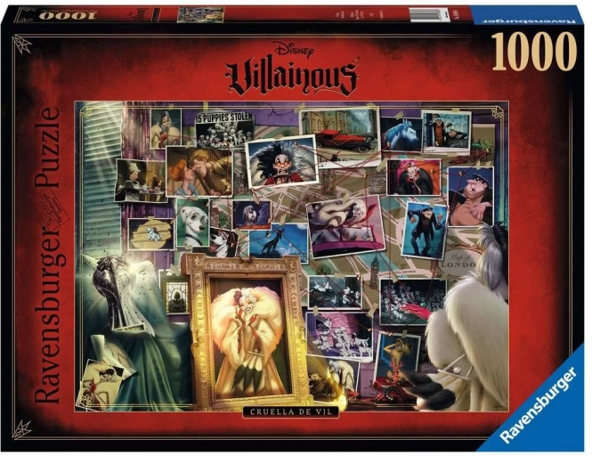 Ravensburger puzzle Villainous: Cruella de Vil 1000 elementów