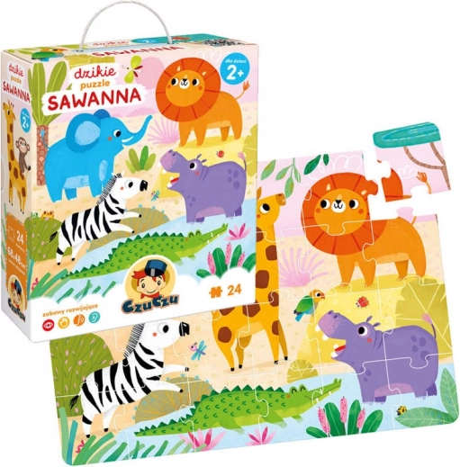 CzuCzu dzikie puzzle Sawanna