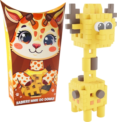 Klocki Mini Waffle Pocket Pets – Żyrafa