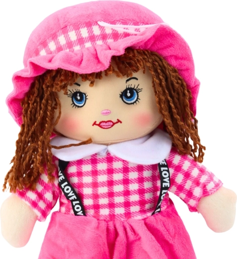 Uroczy strój w różową kratkę