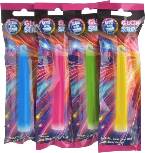 Świecące kolorowe pałeczki z plastiku UH 15 cm
