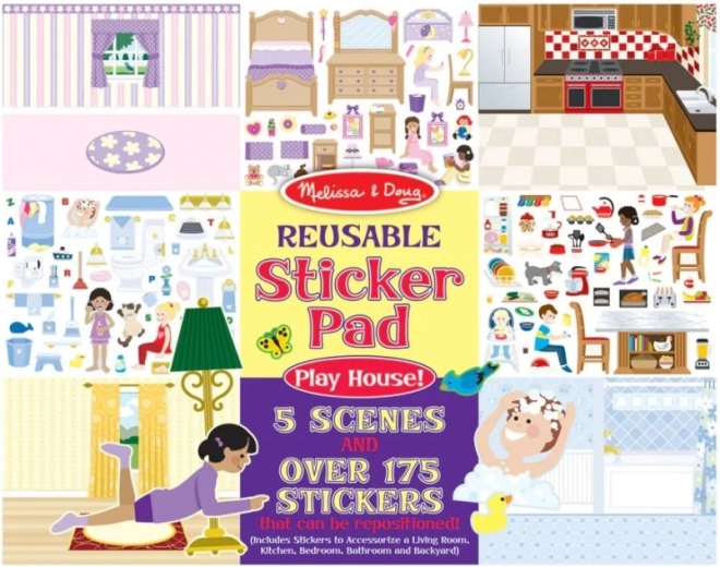 Zestaw Naklejek 'Bawimy się w Dom' Melissa & Doug