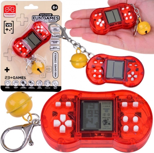 Mini breloczek do gier retro z dzwoneczkiem