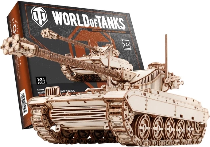 Little Story drewniane puzzle 3D World of Tanks AMX 13 105