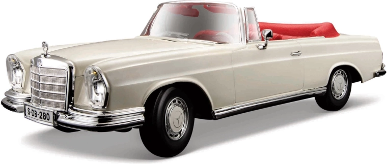 Maisto Mercedes-Benz 280SE cabrio kremowy model 1:18
