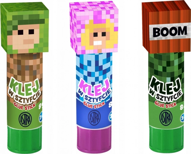 Astra klej w sztyfcie 8 g – Pixel One (mix kolorów)