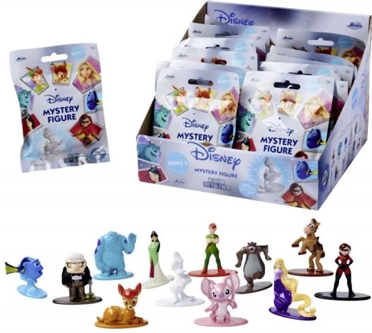 Disney nano figurka w saszetce – metalowa kolekcjonerska mini figurka 4 cm (fala 3, 12 rodzajów)