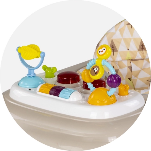 Interaktywny panel zabaw ze światłami i melodiami