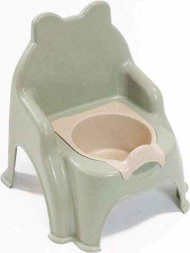 Dziecinny nocnik z tygrysem EKO zielony