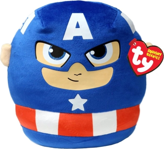 Ty Marvel Captain America Squishy Beanie pluszowa poduszka 20 cm