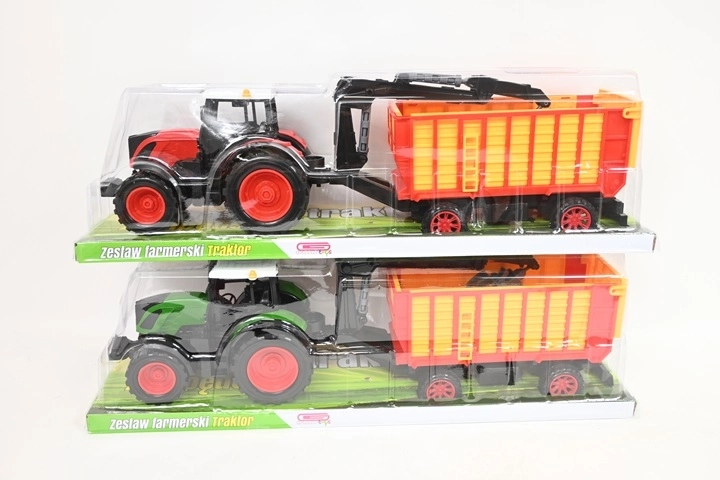 Traktor z przyczepą