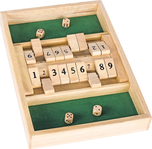 Double shut the box – drewniana gra w kości
