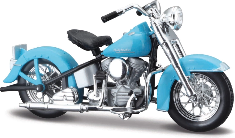 Maisto Harley-Davidson 1953 FL Hydra Glide 1:18 jasnoniebieski