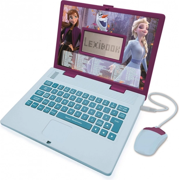 Dwujęzyczny notebook Disney Frozen z aktywnościami