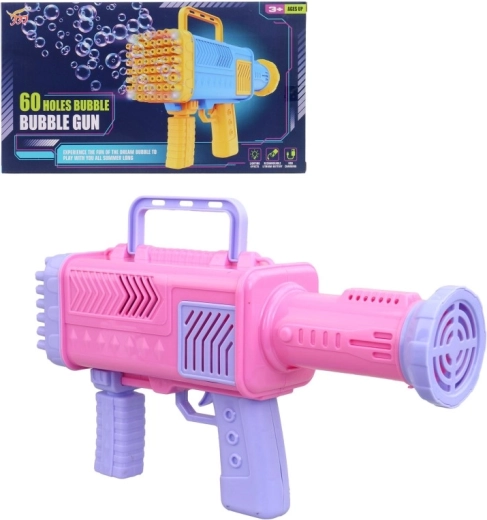 Elektryczny pistolet do baniek dla dzieci 31 cm