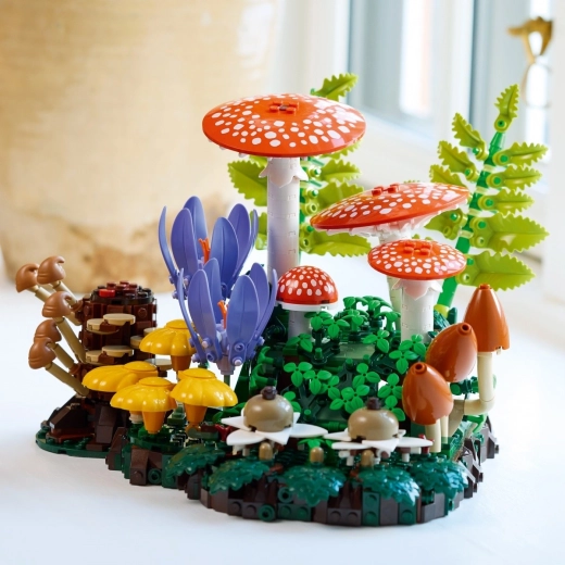 Leśna diorama pełna detali