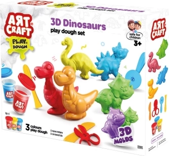 Zestaw Art Craft do modelowania dinozaurów 168 g