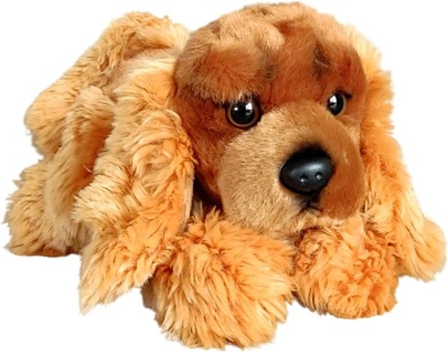 Pluszowy leżący spaniel 30 cm