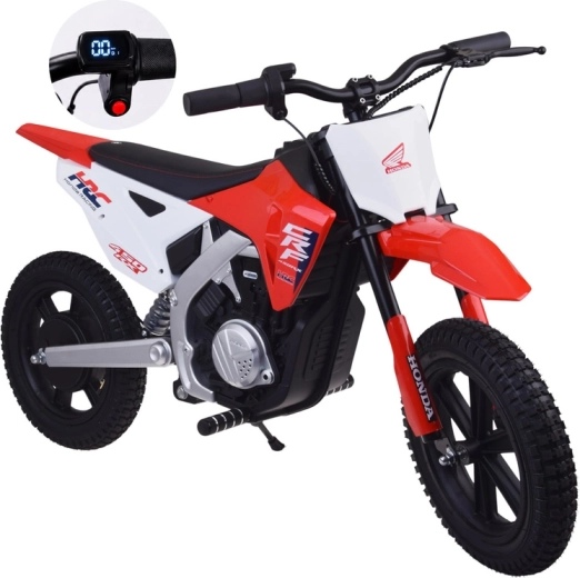 Dziecięcy elektryczny motocykl crossowy Honda CRF 450RX 24 V (22 km/h) – Czerwona