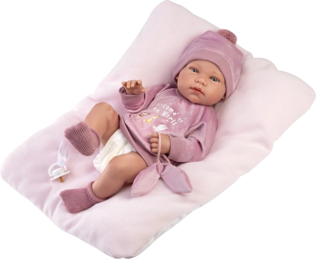 Llorens New Born dziewczynka – realistyczna lalka bobas 43 cm