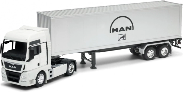 Welly ciągnik siodłowy z naczepą MAN TGX 1:32