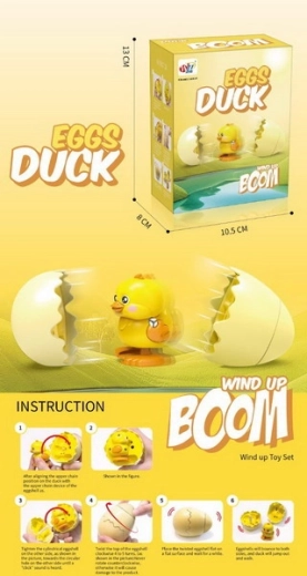 Nakręcany kurczaczek w jajku 9,5 cm