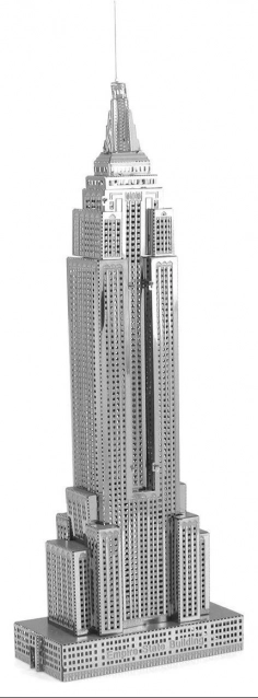 3D metalowy model Empire State Building METAL EARTH
