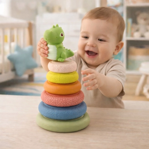 Interaktywny dinozaur z piszczałką