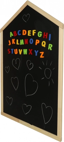 Magnetyczna tablica kredowa dla dzieci 92 × 62 cm